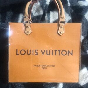 Louis Vuitton Women's Orange Patent Tote Bag